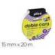 Cinta adhesiva marca Plico doble cara 15mm x 20mt