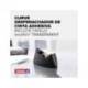 Portarrollos sobremesa Tesa Easy cut curve Plastico para cinta de 33m color Negro