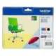 Cartucho Brother LC 229 multipack con 4 colores LC229XLVALBP mfc-j5320dw / j5620dw / j5625dw / j5720dw
