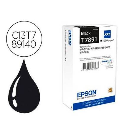 CARTUCHO INK-JET EPSON T7891 COLOR NEGRO C13T789140