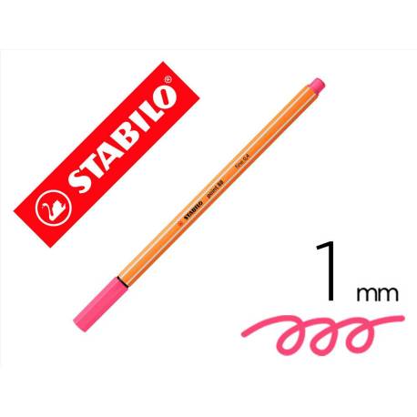 Rotulador Stabilo Point 88 Color Rosa claro