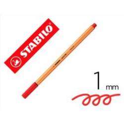 Rotulador Stabilo Point 88 Color Rojo anaranjado