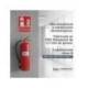 PICTOGRAMA ARCHIVO 2000 EXTINTOR PVC COLOR ROJO LUMINISCENTE 210X300 MM