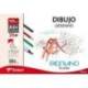 BLOC DE DIBUJO SADIPAL FABRIANO DIN A4+ 20 HOJAS 130GR ESPIRAL GRANO SUAVE MICROPERFORADO LISO