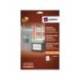 ETIQUETA ADHESIVA AVERY REMOVIBLE PARA IMPRESORA LASER INYECCION TINTA FOTOCOPIADORA BLANCA 62X89 MM