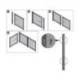 SOPORTE CONECTOR NOBO PARA PANTALLA SEPARADORA MODULARES NOBO PREMIUM PLUS