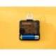 RELOJ LEITZ COSY DE PARED SILENCIOSO CRISTAL 30X30CM AMARILLO