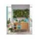 PIZARRA LEITZ COSY SOBREMESA CRISTAL CON ROTULADOR Y BORRADOR COLOR GRIS 463X195X90 MM