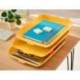 BANDEJA SOBREMESA LEITZ PLASTICO SET DE 3 UNIDADES COLOR AMARILLO