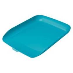 BANDEJA SOBREMESA LEITZ PLASTICO COLOR AZUL
