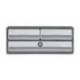 FICHERO CAJONES DE SOBREMESA CEP MOOV UP RECICLADO 80% CON CERRADURA RECICLADO 80% 3 CAJONES COLOR GRIS