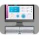 FICHERO CAJONES DE SOBREMESA CEP MOOV UP RECICLADO 80% CON CERRADURA RECICLADO 80% 3 CAJONES COLOR GRIS