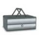 FICHERO CAJONES DE SOBREMESA CEP MOOV UP RECICLADO 80% CON CERRADURA RECICLADO 80% 2 CAJONES COLOR GRIS