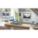 FICHERO CAJONES DE SOBREMESA CEP MOOV UP RECICLADO 80% CON CERRADURA 2 CAJONES COLOR AZUL/GRIS 275X369X146 MM