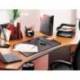 FICHERO CAJONES DE SOBREMESA CEP SMOOVE SECURE CON CERRADURA 4 CAJONES COLOR BLANCO/NEGRO 288X360X270 MM