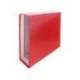 CAJA ARCHIVADOR DE PALANCA CARTON FORRADO ELBA DIN A4 LOMO 85 MM ROJO