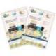 ETIQUETA ADHESIVA AVERY TICO PAPEL SATINADO ORO / PLATA LASER MEDIDAS SURTIDAS PACK DE 626 ETIQUETAS