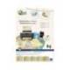 ETIQUETA ADHESIVA AVERY TICO PAPEL SATINADO ORO / PLATA LASER MEDIDAS SURTIDAS PACK DE 626 ETIQUETAS