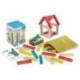 JUEGO MINILAND DE CONSTRUCCION COMPUESTO DE 32 VIGAS MATERIAL ECO 150X210X150 MM