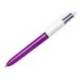 BOLIGRAFO BIC CUATRO COLORES SHINE MORADO PUNTA DE 1 MM