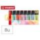 ROTULADOR STABILO BOSS FLUORESCENTE 70 PASTEL ESTUCHE DE 8 UNIDADES COLORES SURTIDOS
