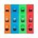 SACAPUNTAS MILAN COMPACT TOUCH DUO PLASTICO 2 USOS CON GOMA + 2 RECAMBIOS DE GOMA