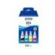TINTA EPSON 664 COLOR AMARILLO, MAGENTA, CIAN Y NEGRO C13T664640 ECOTANK L300 / L355 / L555 / ET-2500 / ET-2550 / ET-2600