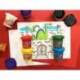 PLASTILINA CARIOCA BABY DOUGH BOTE 75 GR SET DE 8 COLORES SURTIDOS
