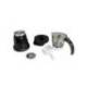CAFETERA JOCCA ITALIANA ELECTRICA CAPACIDAD 6 TAZAS JARRA TRANSPARENTE SIN CABLES 220-240V COLOR NEGRO