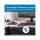 Alfombrilla para raton kensington duo gel con reposamuñecas color negro/rojo 240x182x25 mm
