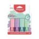 ROTULADOR MAPED FLUORESCENTE PEPS PASTEL CON GLITTER 4 UNIDADES COLORES SURTIDOS