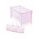 CUNA DE VIAJE CARLOTA COLOR ROSA 530X320X320 MM +2 AÑOS