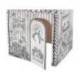 CASA DE JUEGO BANKERS BOX PLAYHOUSE UNICORNIO PARA PINTAR FABRICADA EN CARTON RECICLADO 1210X960X810 MM