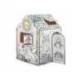 CASA DE JUEGO BANKERS BOX PLAYHOUSE UNICORNIO PARA PINTAR FABRICADA EN CARTON RECICLADO 1210X960X810 MM
