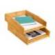 BANDEJA SOBREMESA CEP SILVA BAMBU LOTE DE 2 UNIDADES 340X252X75 MM