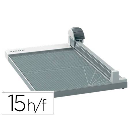 CIZALLA DE RODILLO LEITZ DIN A3 BASE MADERA PLASTIFICADA LONGITUD CORTE 457 MM CAPACIDAD DE CORTE 15H