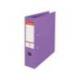 ARCHIVADOR DE PALANCA ESSELTE CARTON FORRADO PVC DIN A4 LOMO 75 MM COLOR MALVA