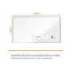 PIZARRA BLANCA NOBO PREMIUM PLUS ACERO LACADO FORMATO PANORAMICO 55" MAGNETICA 1220X690 MM
