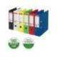 ARCHIVADOR DE PALANCA ESSELTE N 1 CO2 NEUTRAL DIN A4 CARTON FORRADO LOMO 75 MM AMARILLO VIVIDA