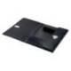 CARPETA LEITZ RECYCLE GOMAS TRES SOLAPAS DIN A4 POLIPROPILENO NEGRO