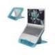 SOPORTE PARA PORTATIL LEITZ ERGO COSY AJUSTABLE 4 ALTURAS COLOR AZUL 310X50X247 MM