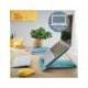 SOPORTE PARA PORTATIL LEITZ ERGO COSY AJUSTABLE 4 ALTURAS COLOR AZUL 310X50X247 MM