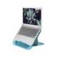 SOPORTE PARA PORTATIL LEITZ ERGO COSY AJUSTABLE 4 ALTURAS COLOR AZUL 310X50X247 MM