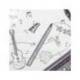 ROLLER PARKER VECTOR XL SILVER BLUE PUNTA FINA