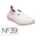 ZAPATOS DE SEGURIDAD DELTAPLUS MICROFIBRA PU SUELA PU MONO-DENSIDAD COLOR BLANCO TALLA 39