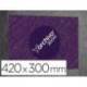 EXPOSITOR MURAL ARCHIVO 2000 PREMIUM DE PARED CON ADHESIVO POLIESTIRENO TRANSPARENTE DIN A3 HORIZONTAL 420X300 MM