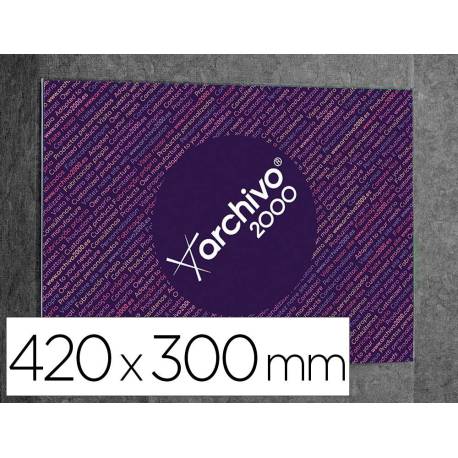 EXPOSITOR MURAL ARCHIVO 2000 PREMIUM DE PARED CON ADHESIVO POLIESTIRENO TRANSPARENTE DIN A3 HORIZONTAL 420X300 MM