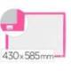 PIZARRA BLANCA NOBO MAGNETICA MARCO FUCSIA 430X585 MM