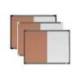 PIZARRA BLANCA NOBO MAGNETICA CON TABLERO DE CORCHO 585X430 MM