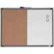 PIZARRA BLANCA NOBO MAGNETICA CON TABLERO DE CORCHO 585X430 MM